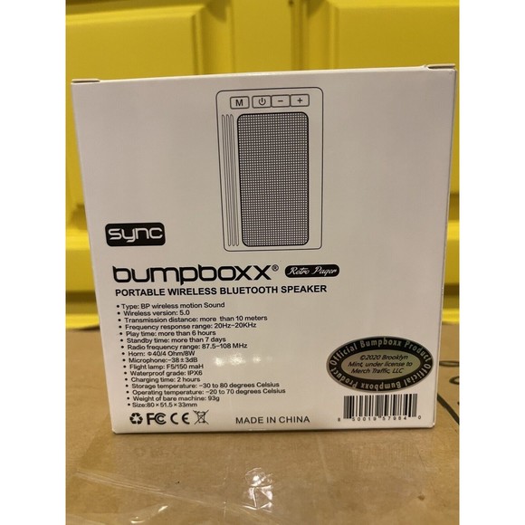 NEW The Notoriuous BIG Bumpboxx Portable Wireless Bluetooth Speaker RETRO PAGER - Picture 2 of 4